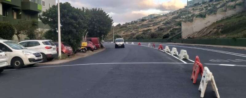 Obras del Plan de Movilidad en la calle de Manuel Alemán Álamo/TA.